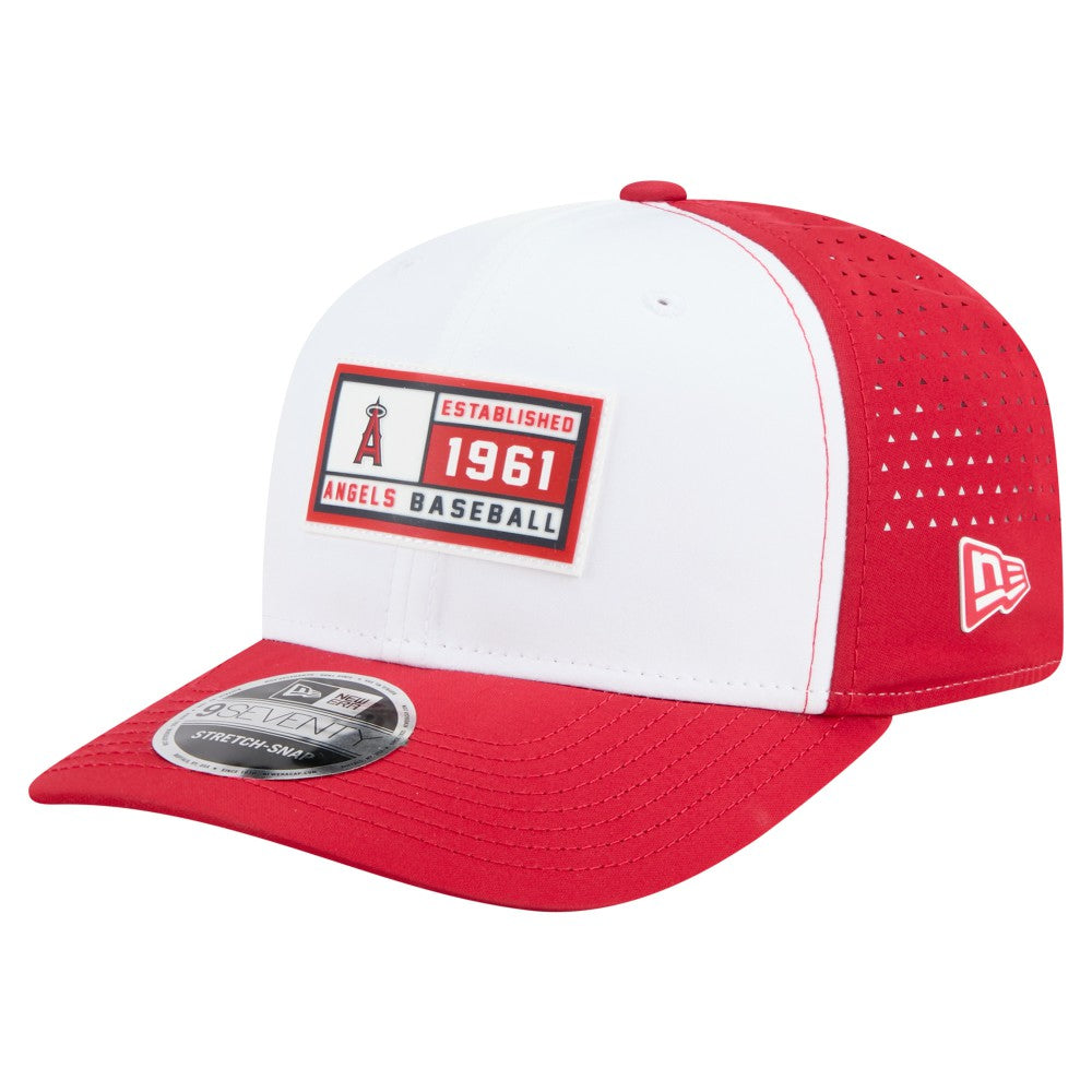 Los Angeles Angels New Era Established Patch 9SEVENTY Adjustable Hat Online