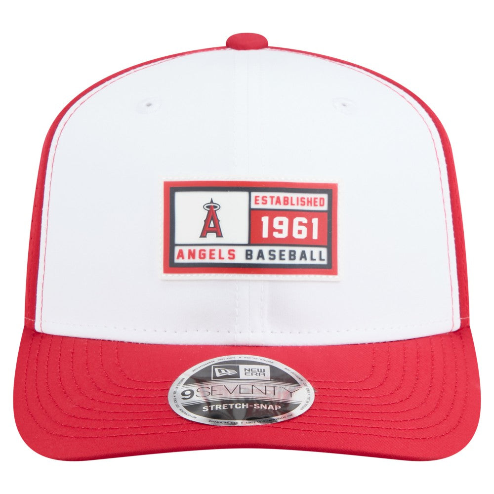 Los Angeles Angels New Era Established Patch 9SEVENTY Adjustable Hat Online