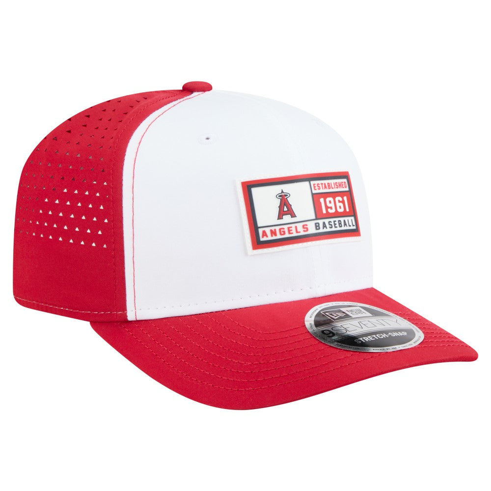 Los Angeles Angels New Era Established Patch 9SEVENTY Adjustable Hat Online