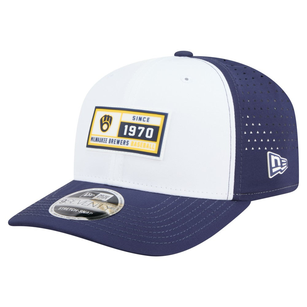 Milwaukee Brewers New Era Established Patch 9SEVENTY Adjustable Hat for sale