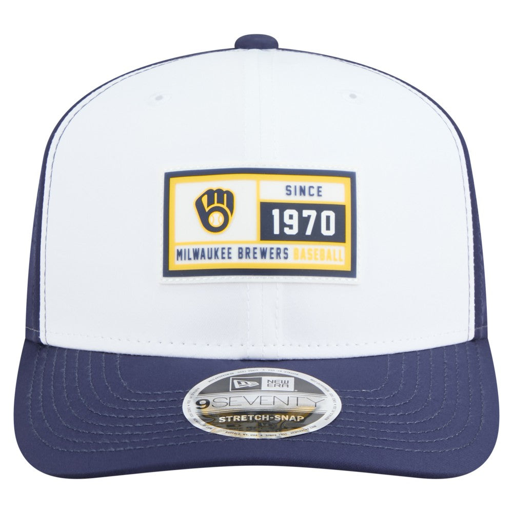 Milwaukee Brewers New Era Established Patch 9SEVENTY Adjustable Hat for sale
