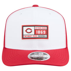 Cincinnati Reds New Era Established Patch 9SEVENTY Adjustable Hat Lifestyle