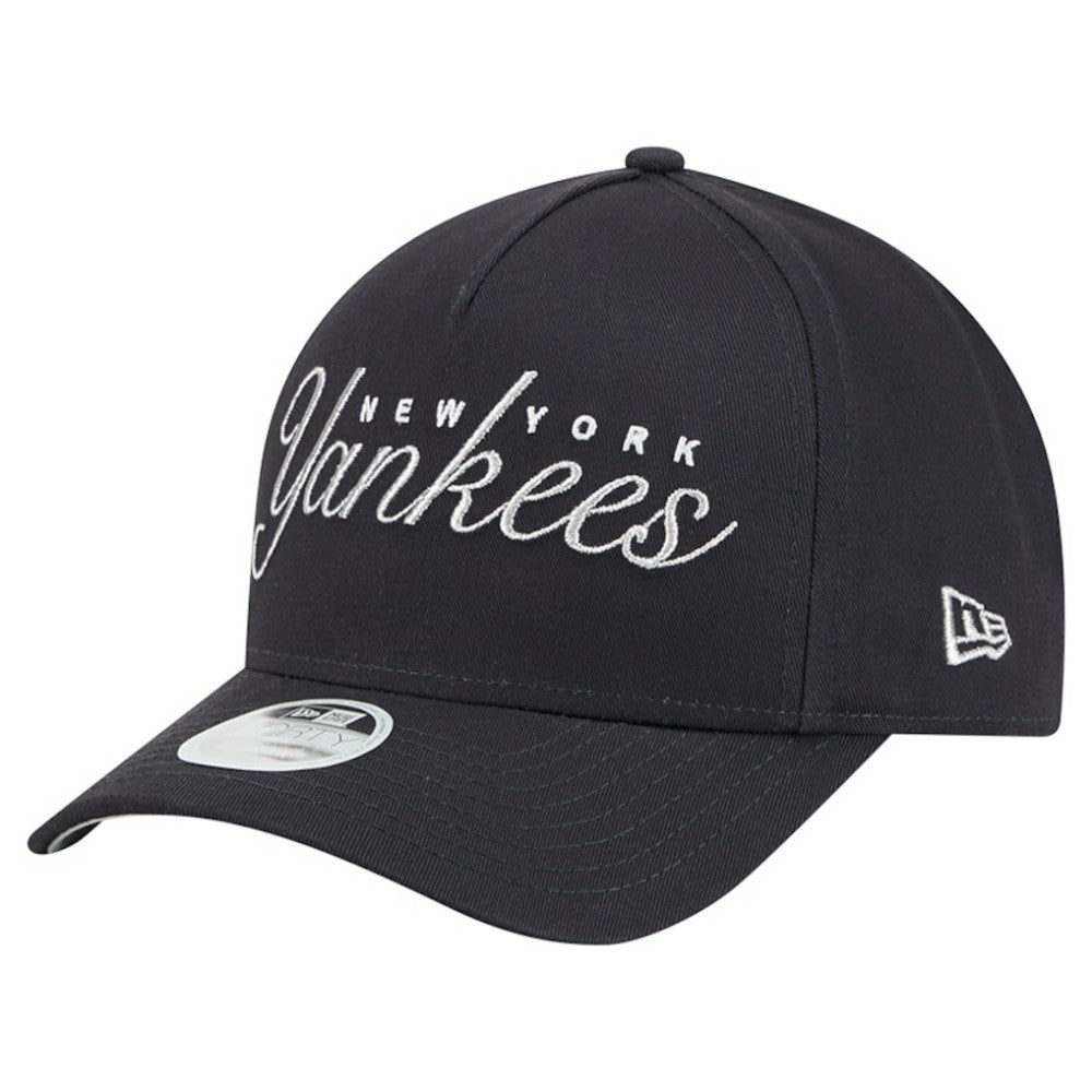 New York Yankees New Era Women's Metallic A-Frame 9FORTY Adjustable Hat for sale