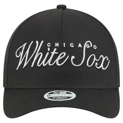 Chicago White Sox New Era Women's Metallic A-Frame 9FORTY Adjustable Hat Clearance