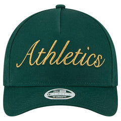 Athletics New Era Women's Metallic A-Frame 9FORTY Adjustable Hat Clearance