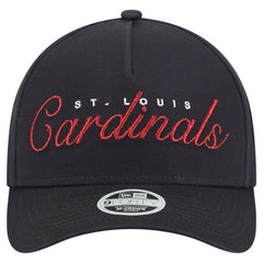 St. Louis Cardinals New Era Women's Metallic A-Frame 9FORTY Adjustable Hat Sale