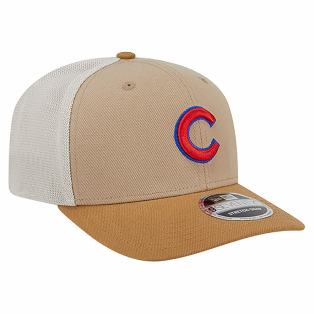 Chicago Cubs New Era 9SEVENTY Trucker Adjustable Hat discount