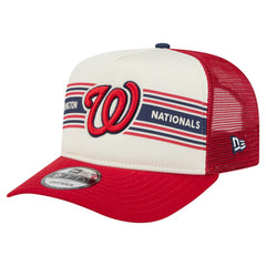 Washington Nationals New Era Banner A-Frame 9FIFTY Trucker Snapback Hat Near Me