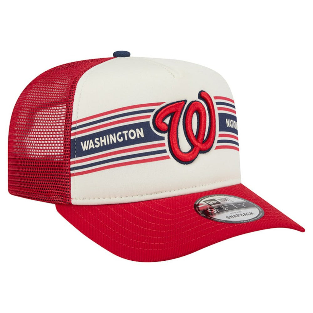 Washington Nationals New Era Banner A-Frame 9FIFTY Trucker Snapback Hat Near Me