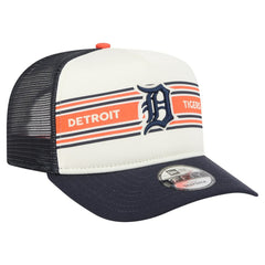 Detroit Tigers New Era Banner A-Frame 9FIFTY Trucker Snapback Hat Sale