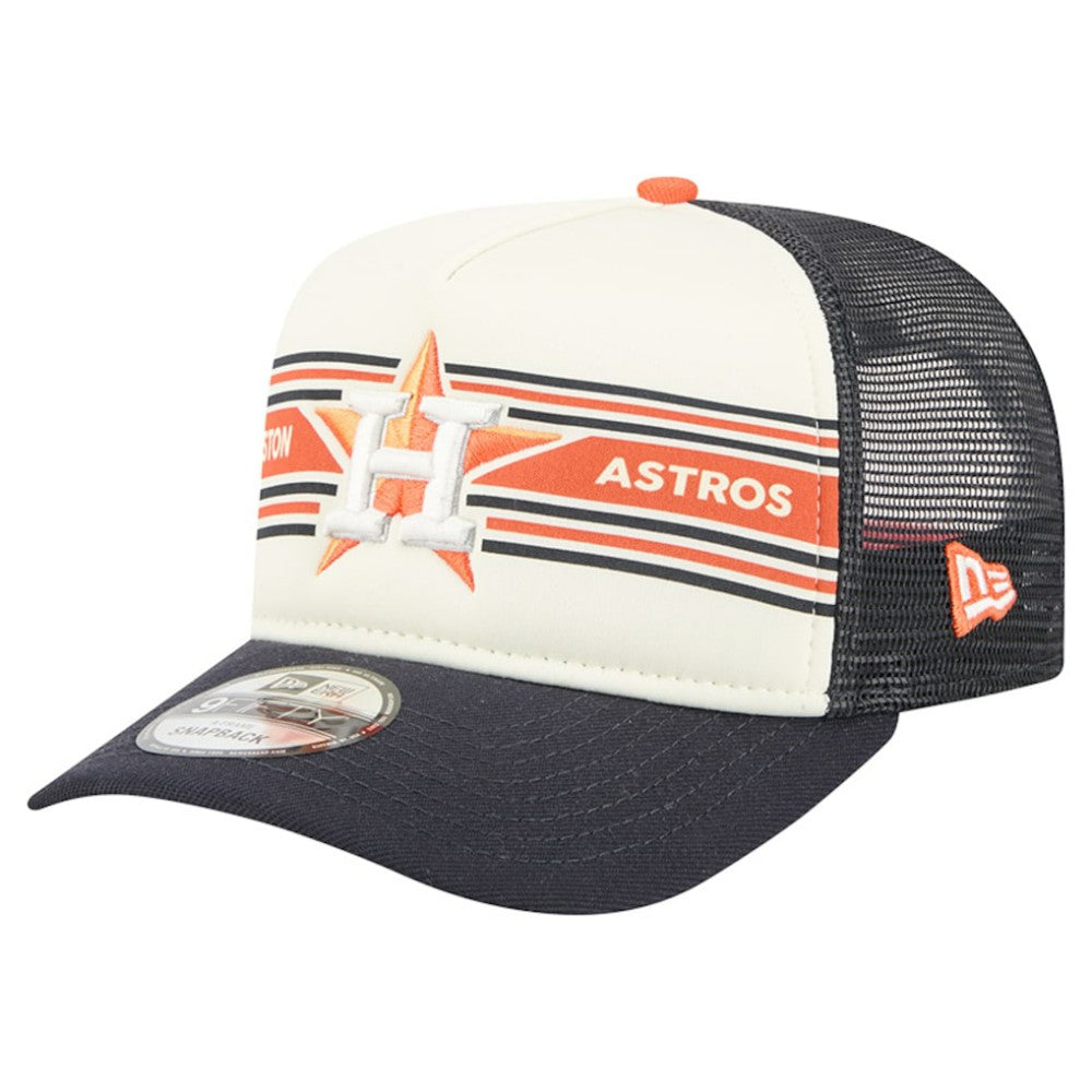 Houston Astros New Era Banner A-Frame 9FIFTY Trucker Snapback Hat Near Me