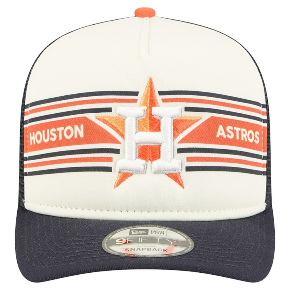 Houston Astros New Era Banner A-Frame 9FIFTY Trucker Snapback Hat Near Me