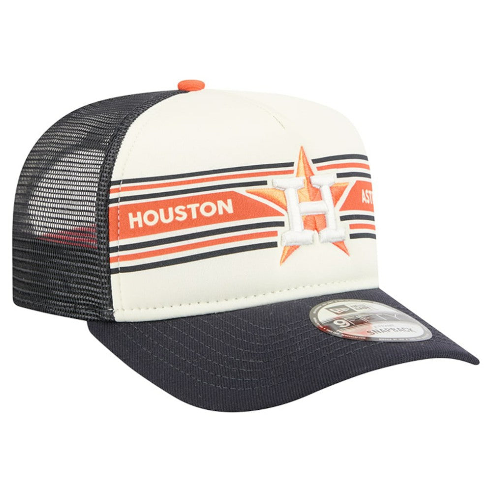 Houston Astros New Era Banner A-Frame 9FIFTY Trucker Snapback Hat Near Me
