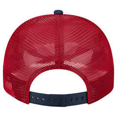 Los Angeles Angels New Era Banner A-Frame 9FIFTY Trucker Snapback Hat Lifestyle