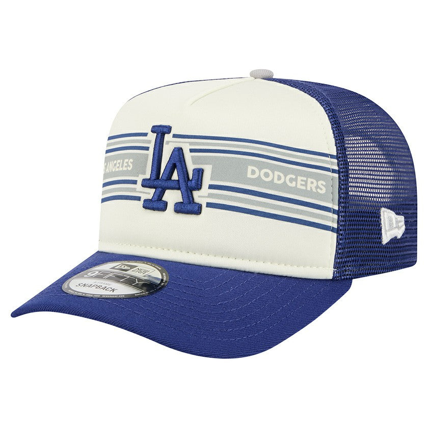 Los Angeles Dodgers New Era Banner A-Frame 9FIFTY Trucker Snapback Hat Online