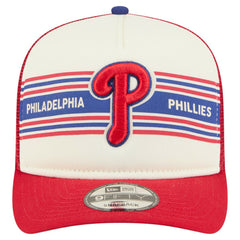 Philadelphia Phillies New Era Banner A-Frame 9FIFTY Trucker Snapback Hat for sale