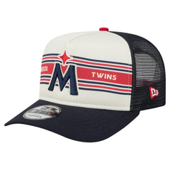 Minnesota Twins New Era Banner A-Frame 9FIFTY Trucker Snapback Hat for sale