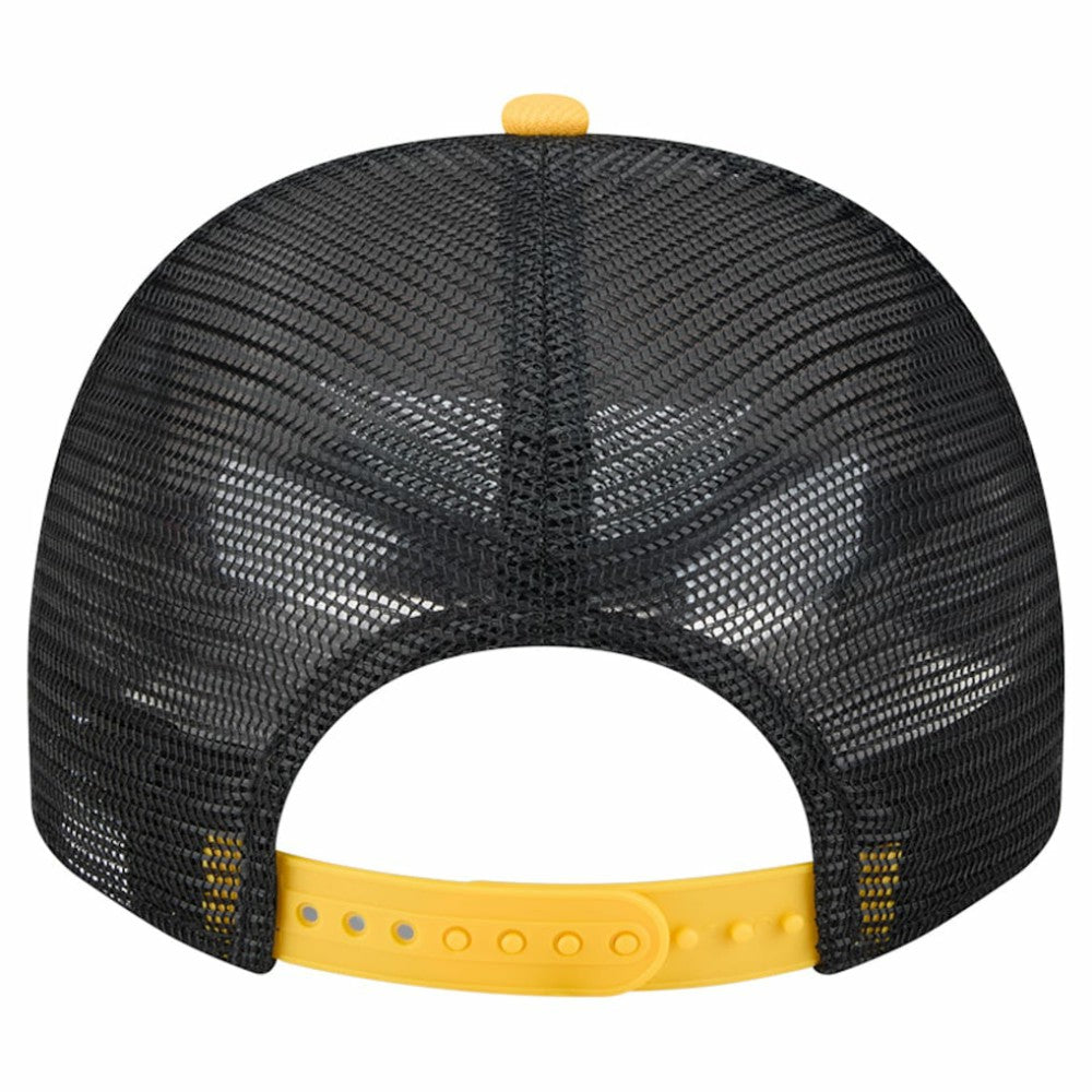 Pittsburgh Pirates New Era Banner A-Frame 9FIFTY Trucker Snapback Hat Lifestyle