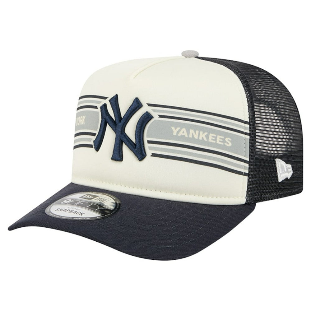 New York Yankees New Era Banner A-Frame 9FIFTY Trucker Snapback Hat Online