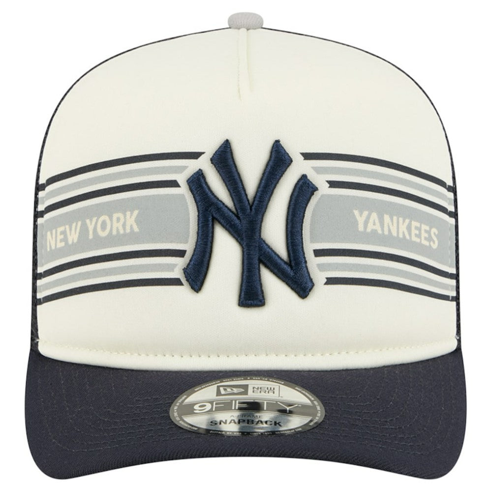 New York Yankees New Era Banner A-Frame 9FIFTY Trucker Snapback Hat Online