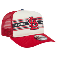 St. Louis Cardinals New Era Banner A-Frame 9FIFTY Trucker Snapback Hat discount