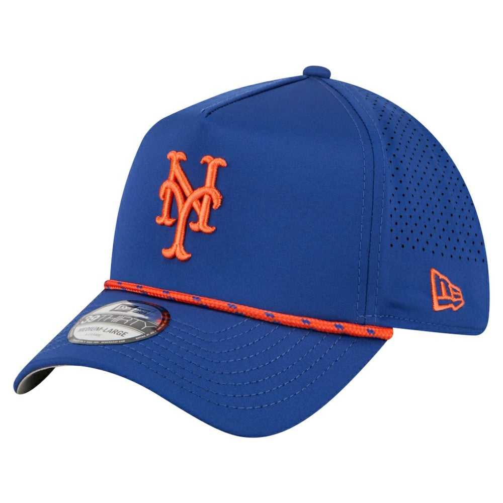 New York Mets New Era 39THIRTY A-Frame Perforated Flex Hat Online