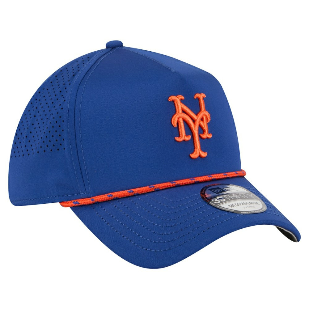 New York Mets New Era 39THIRTY A-Frame Perforated Flex Hat Online