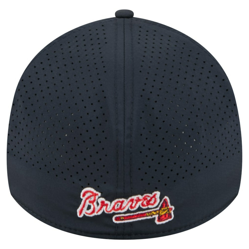 Atlanta Braves New Era 39THIRTY A-Frame Perforated Flex Hat Lifestyle