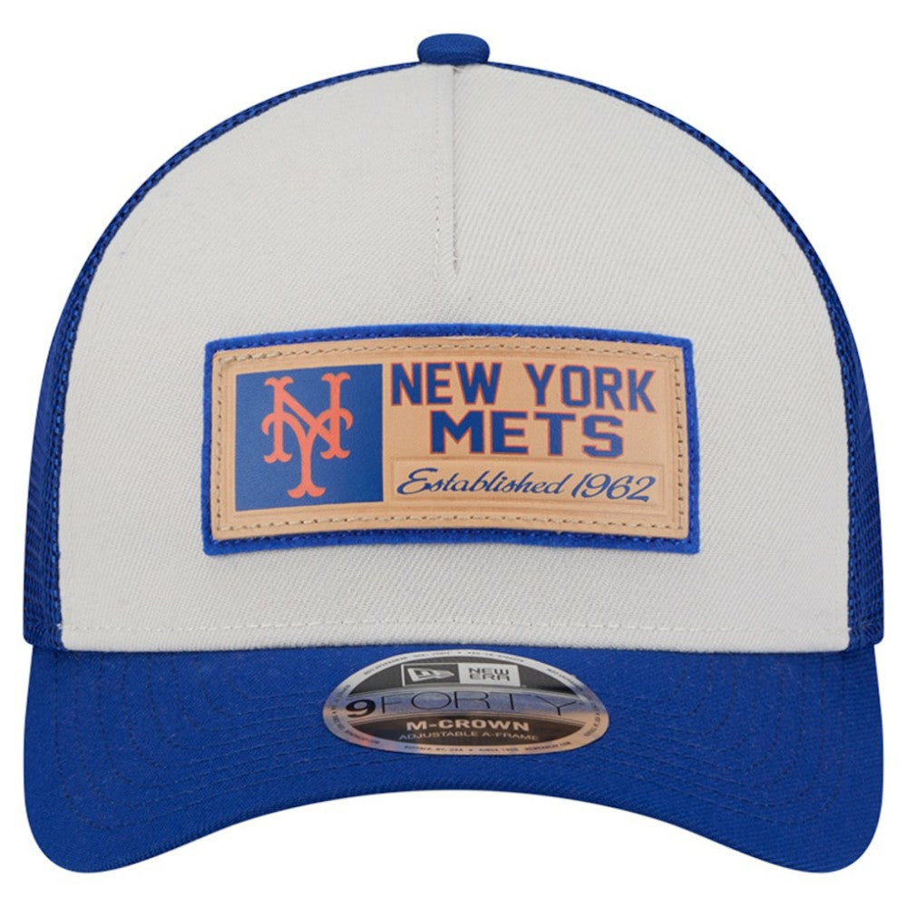 New York Mets New Era Text A-Frame Trucker 9FORTY Hat Online