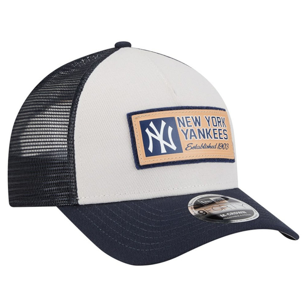 New York Yankees New Era Text A-Frame Trucker 9FORTY Hat Online