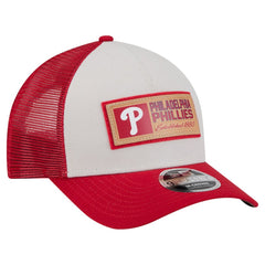 Philadelphia Phillies New Era Text A-Frame Trucker 9FORTY Hat Near Me