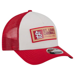 St. Louis Cardinals New Era Text A-Frame Trucker 9FORTY Hat discount