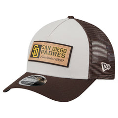San Diego Padres New Era Text A-Frame Trucker 9FORTY Hat Online