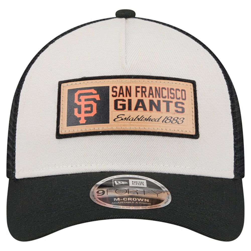 San Francisco Giants New Era Text A-Frame Trucker 9FORTY Hat Sale