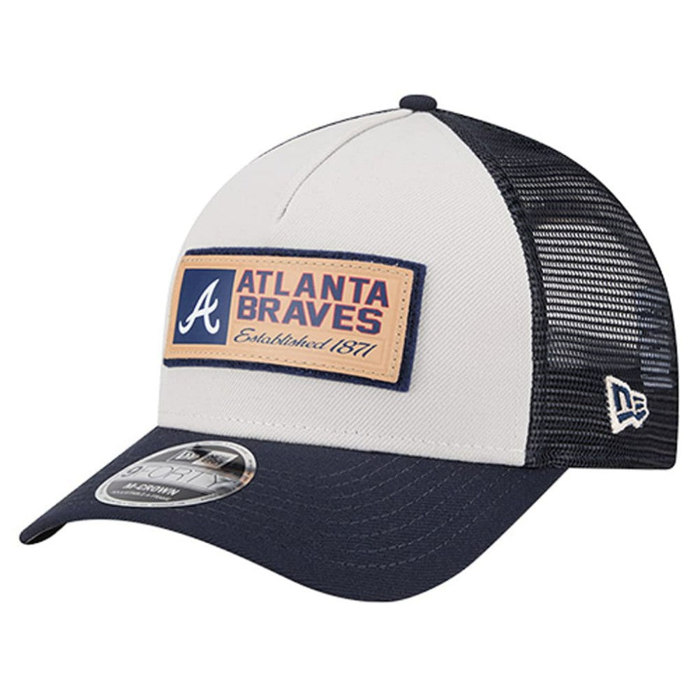 Atlanta Braves New Era Text A-Frame Trucker 9FORTY Hat Near Me