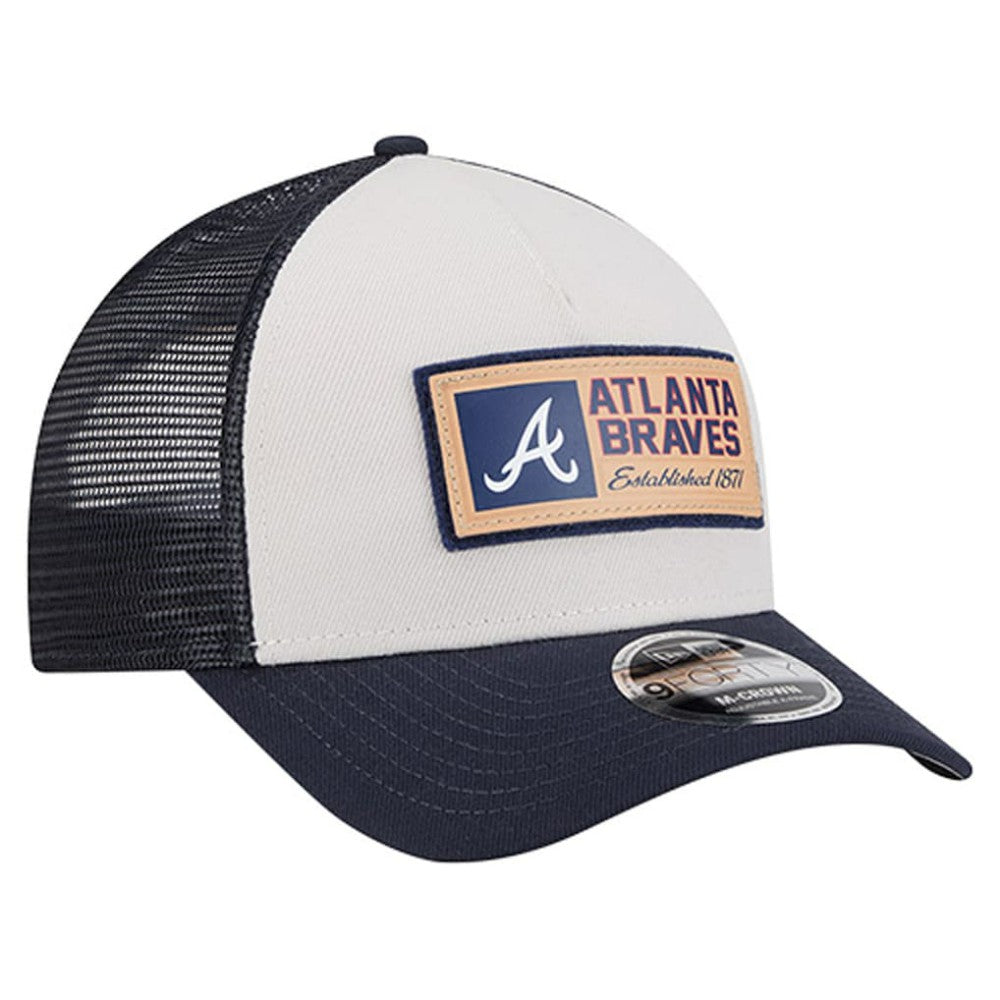 Atlanta Braves New Era Text A-Frame Trucker 9FORTY Hat Near Me