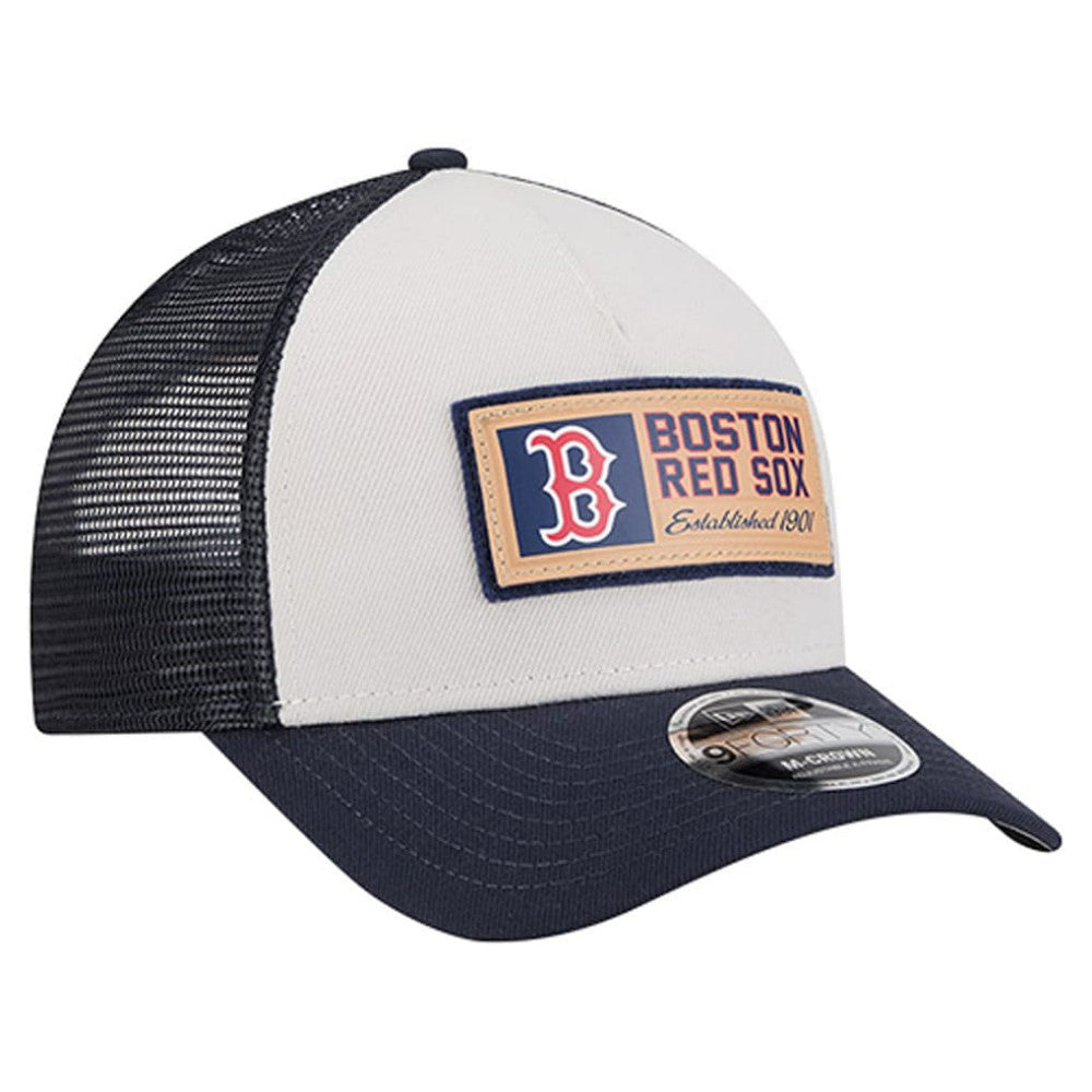 Boston Red Sox New Era Text A-Frame Trucker 9FORTY Hat Near Me
