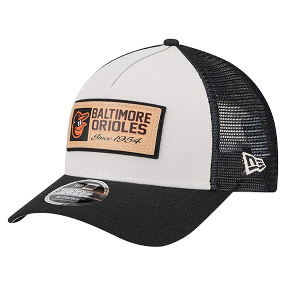 Baltimore Orioles New Era Text A-Frame Trucker 9FORTY Hat Sale