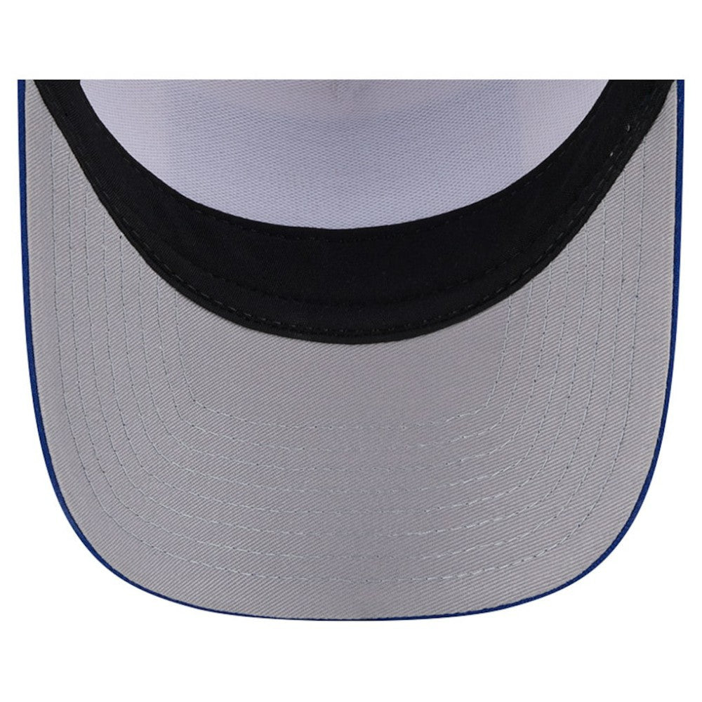 Chicago Cubs New Era Text A-Frame Trucker 9FORTY Hat Lifestyle