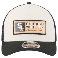 Chicago White Sox New Era Text A-Frame Trucker 9FORTY Hat discount