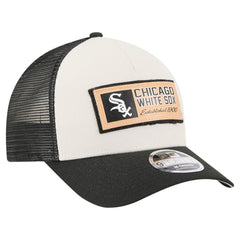 Chicago White Sox New Era Text A-Frame Trucker 9FORTY Hat discount