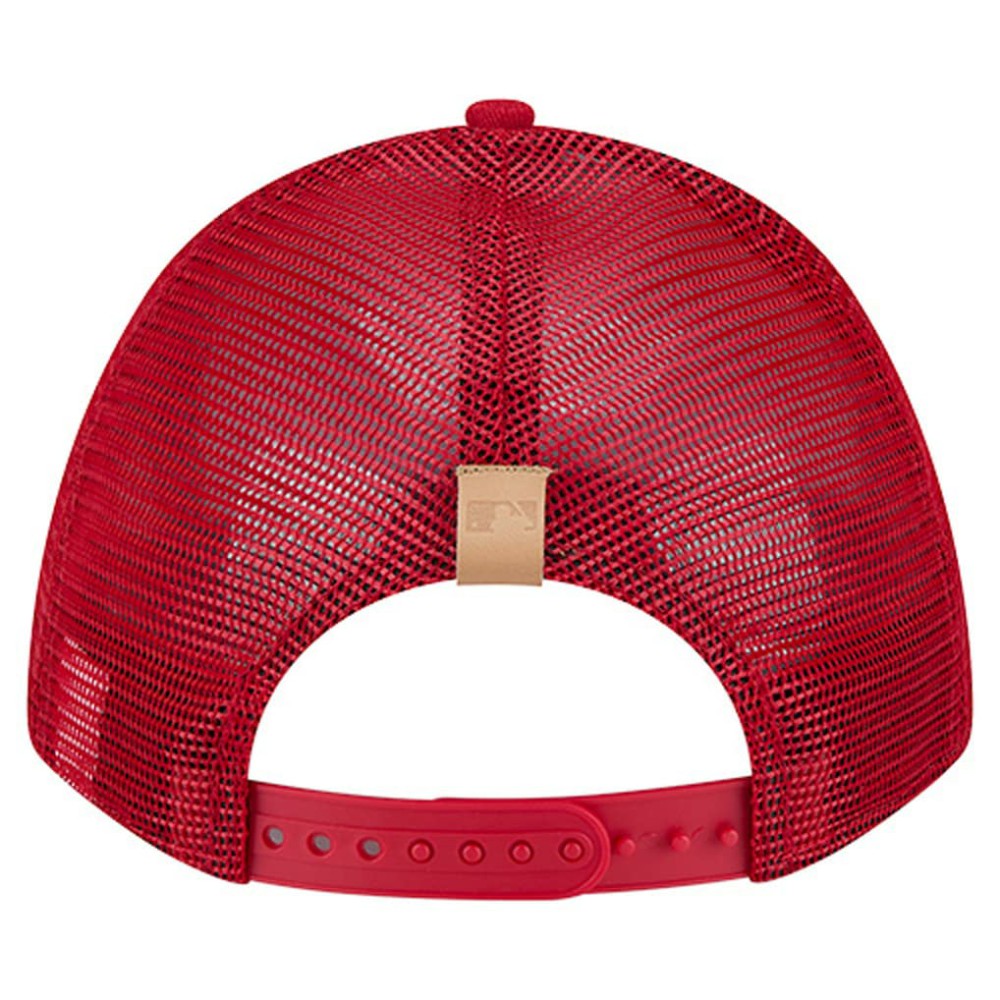 Cincinnati Reds New Era Text A-Frame Trucker 9FORTY Hat discount