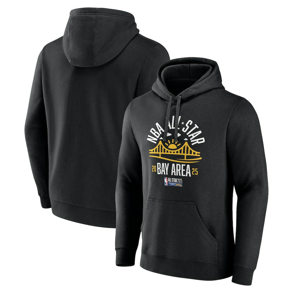 Fanatics - 2025 NBA All-Star Game Unisex Bay Bridge Pullover Hoodie - Black