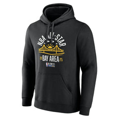 Fanatics - 2025 NBA All-Star Game Unisex Bay Bridge Pullover Hoodie - Black