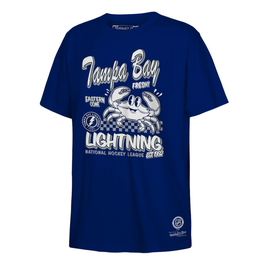 Tampa Bay Lightning - Mitchell & Ness Youth Concession Stand T-Shirt Blue