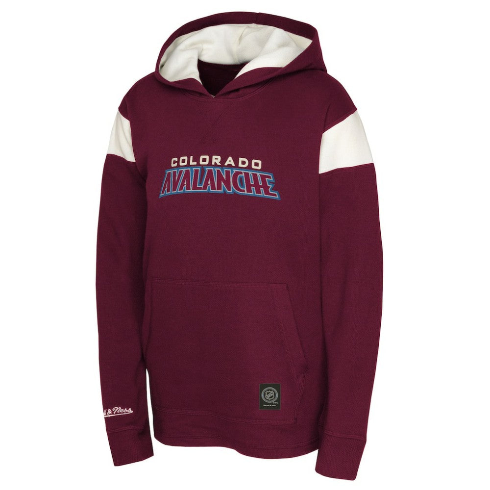 Colorado Avalanche - Youth Thermal Lightweight Pullover Hoodie Burgundy