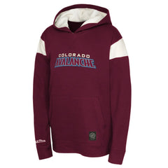 Colorado Avalanche - Youth Thermal Lightweight Pullover Hoodie Burgundy