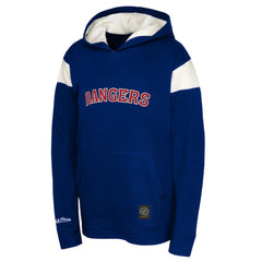 New York Rangers Youth Thermal Lightweight Pullover Hoodie Navy