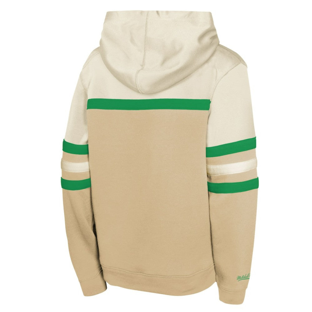 Dallas Stars - Mitchell & Ness Youth Head Coach Pullover Hoodie Tan