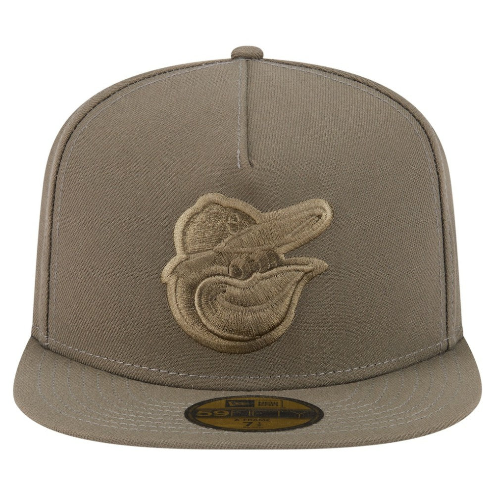 Baltimore Orioles New Era Color Pack A-Frame 59FIFTY Fitted Hat Lifestyle